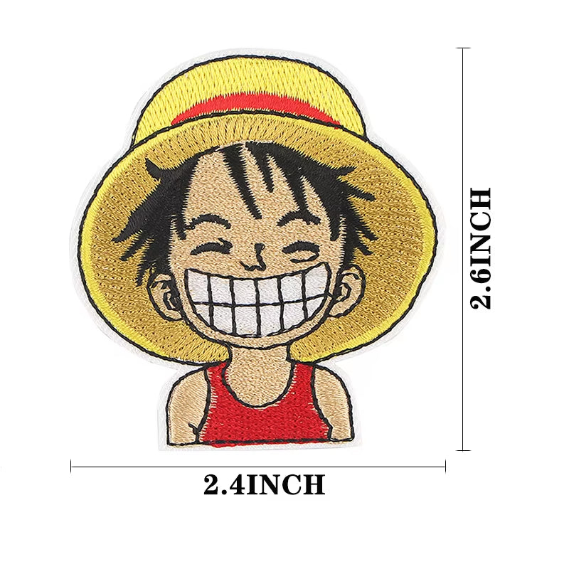 Patches for Clothing Anime Badges Embroidery Appliques Child Clothing Accessories