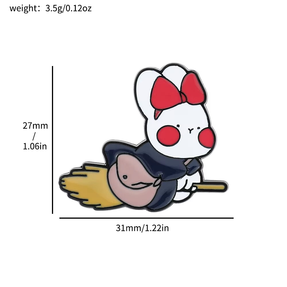 Anime Sanrio Kawaii Hello Kitty Brooch Creativity Metal Badge Cute Cartoon Badge Versatile Accessories Clothing Bag Decorate