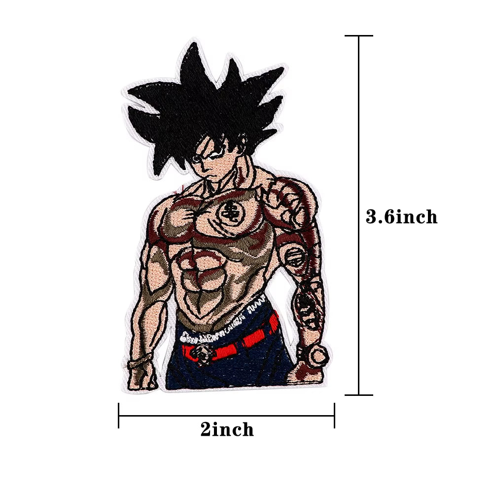 Patches for Clothing Anime Badges Embroidery Appliques Child Clothing Accessories