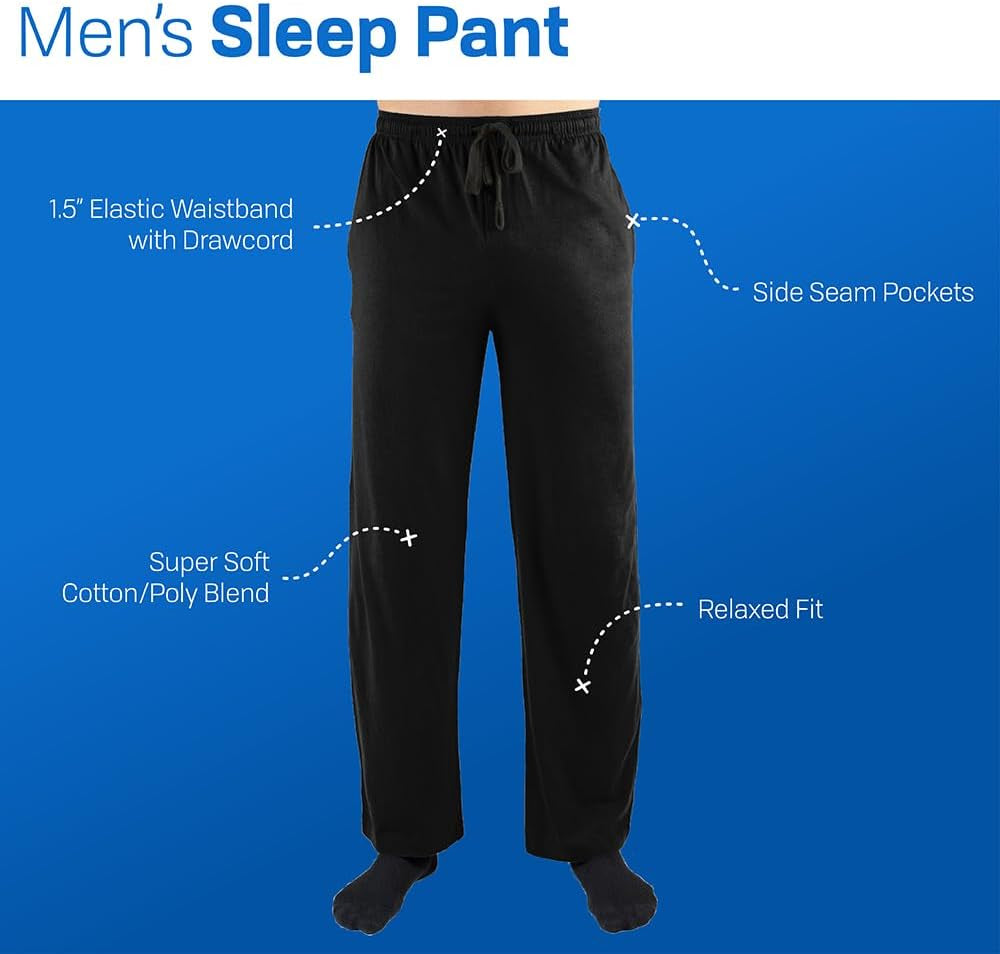 Naruto Anime Cartoon Character Mens Black Sleep Pajama Pants