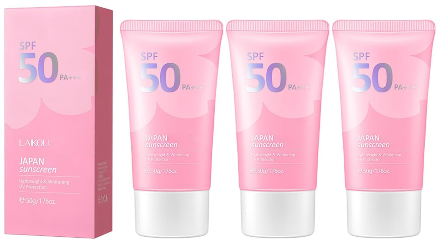 Japan Sunscreen SPF 50 Bloqueador Solar Japones Sunscreen for Face Japanese Sunscreen SPF PA+++ Rosada Sunscreen Essence Cream 50G Moisturizing Cosmetics Skin Care Products (3)