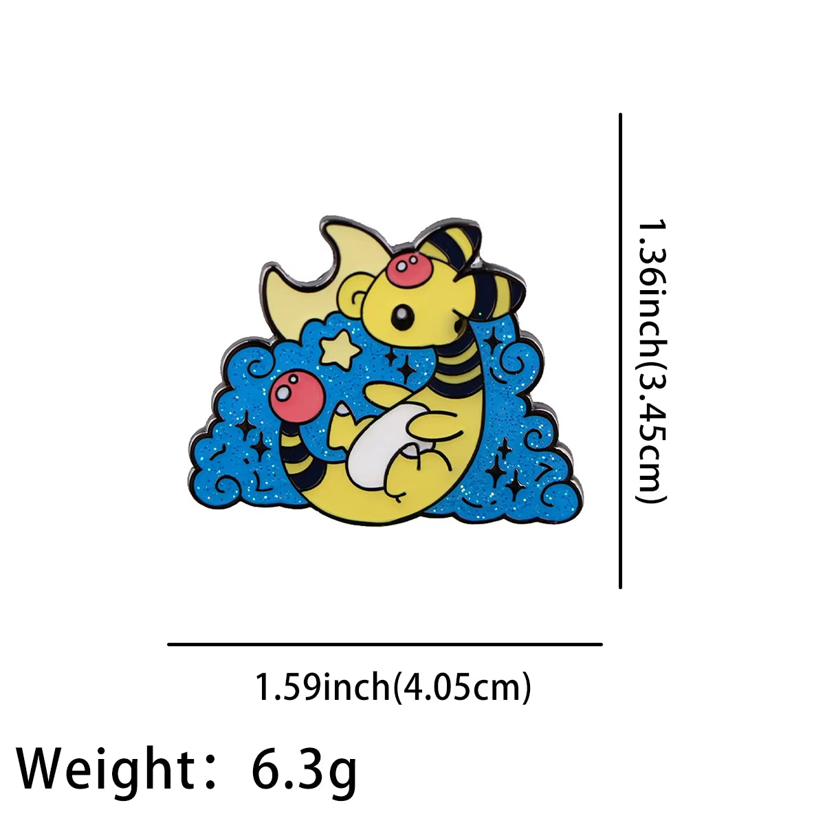 Gengar Enamel Brooch Anime Pocket Monster Pins Clothing Backpack Lapel Badges Fashion Jewelry Accessories Gifts