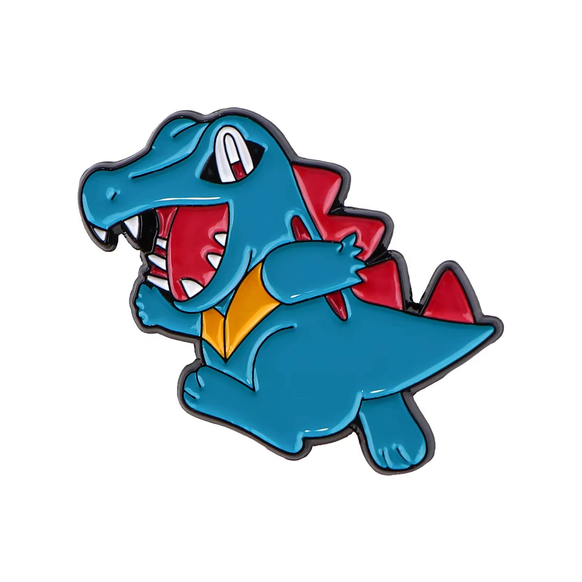 Gengar Enamel Brooch Anime Pocket Monster Pins Clothing Backpack Lapel Badges Fashion Jewelry Accessories Gifts