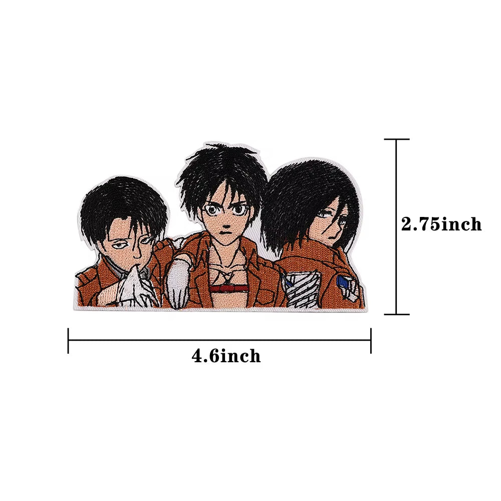 Patches for Clothing Anime Badges Embroidery Appliques Child Clothing Accessories