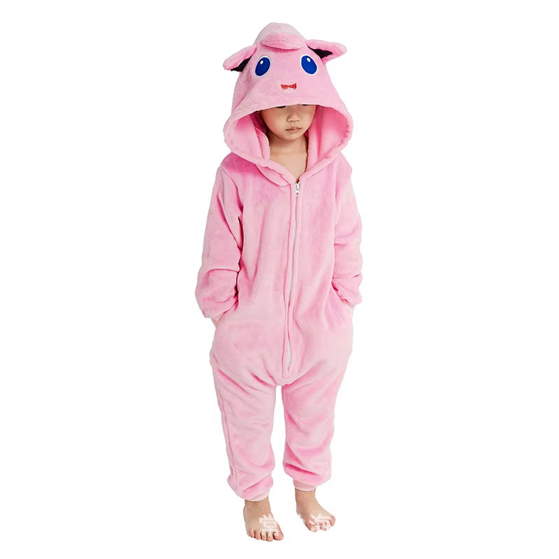 New Pokemon Gengar Snorlax Costume Adult for Adolescent Clothing Pika Halloween Cosplay Adult Full Body Pijama Christmas Anime