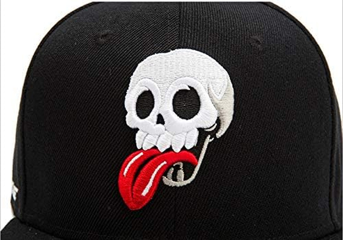 Trucker Hat Fashion Mens Women Snapback Hats - Flat Bill Brim Hat Adjustable Baseball Cap