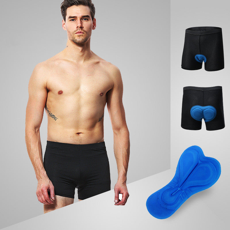 Riding underwear men and women silicone pad bicycle underwear